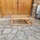 Vintage rattan coffee table