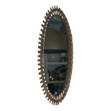 Large bamboo mirror, Italy, 1960s