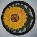 SUNFLOWER CAST IRON TRIVET