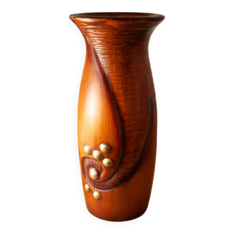 Vase collaboration between G de Bryun and Atelier Dubois at Bouffioulx.