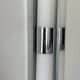 Vintage chrome and opaline metal wall light, Germany 1960