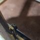 Vintage metal magazine holder