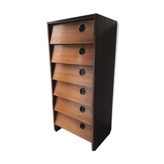 Furniture with rocking doors