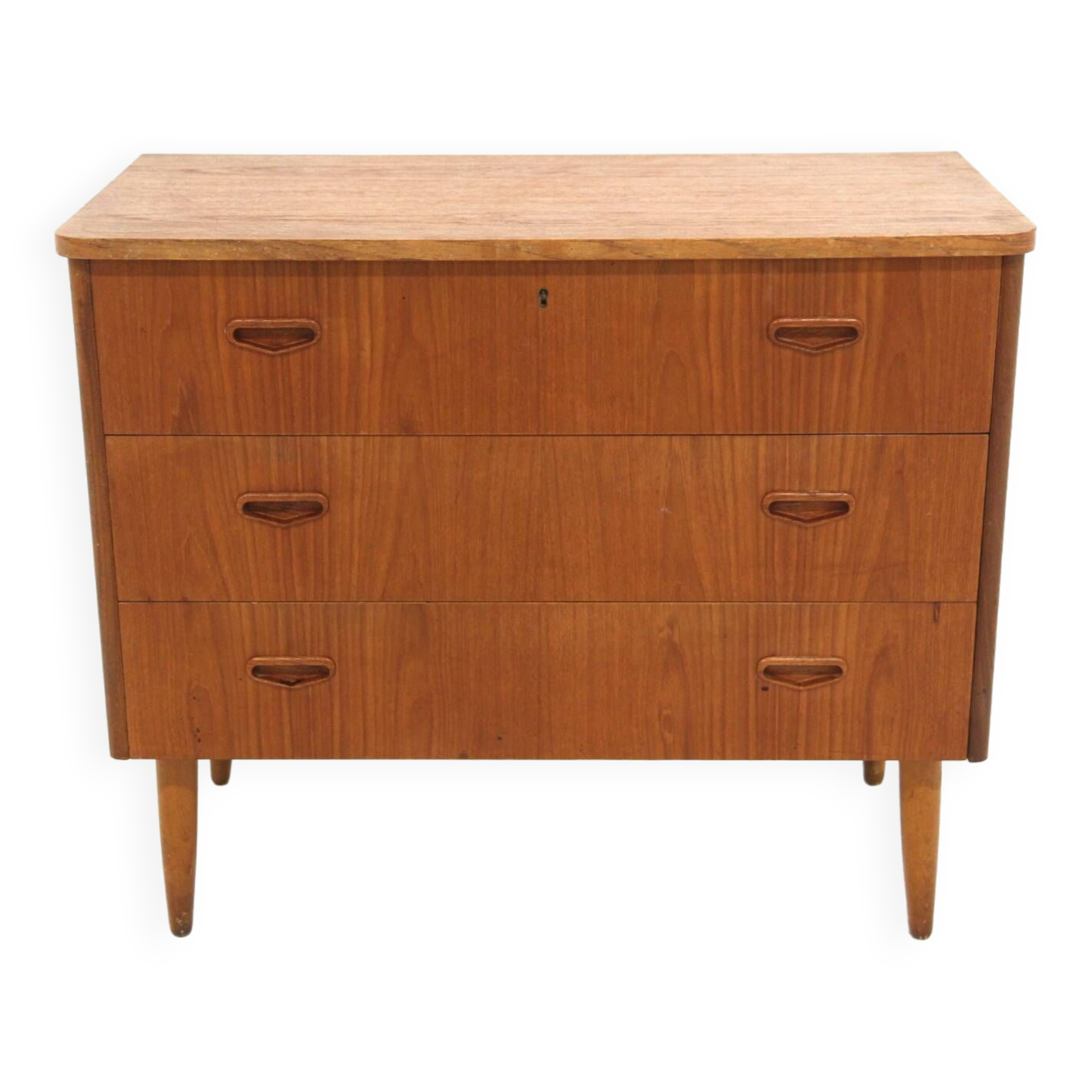 Scandinavian teak chest of drawers, Sweden, 1950