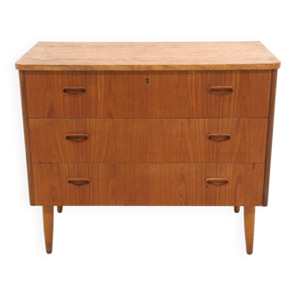 Scandinavian teak chest of drawers, Sweden, 1950