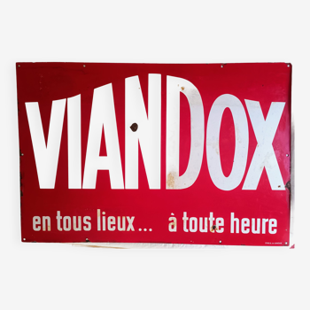 Grande plaque publicitaire Viandox