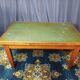 Vintage oak extendable table