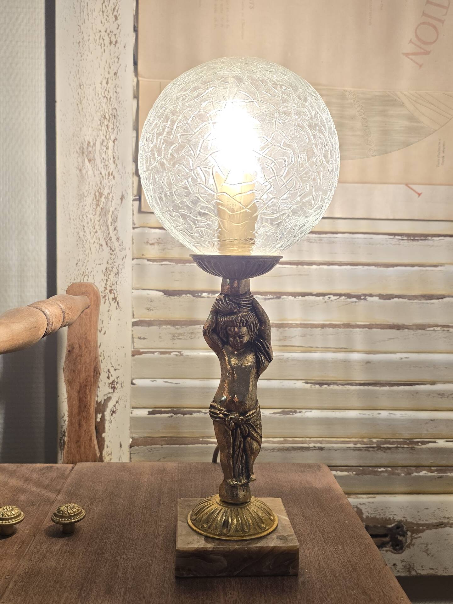 Cherub lamp reimagined