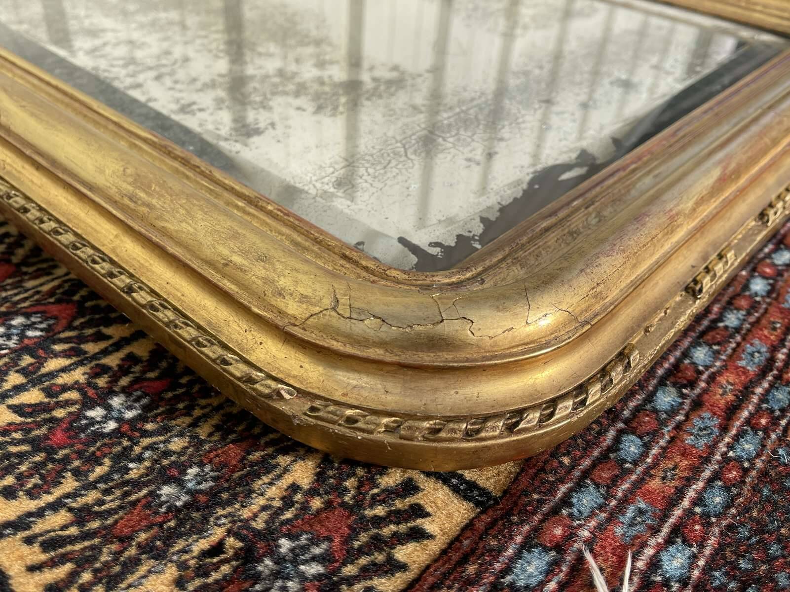 Louis XV mirror, early 19th century, restored.