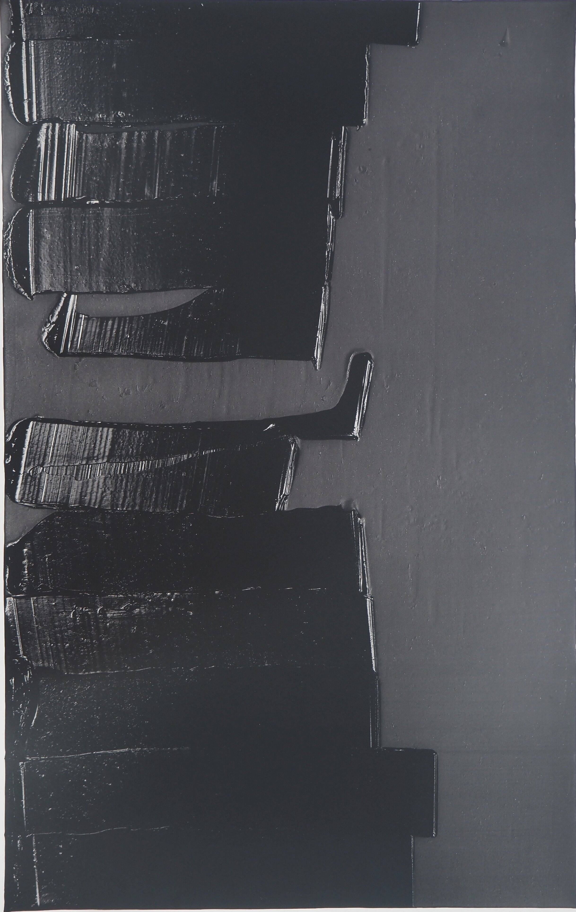 Pierre SOULAGES: Painting July 4, 2021 - Original signed poster
