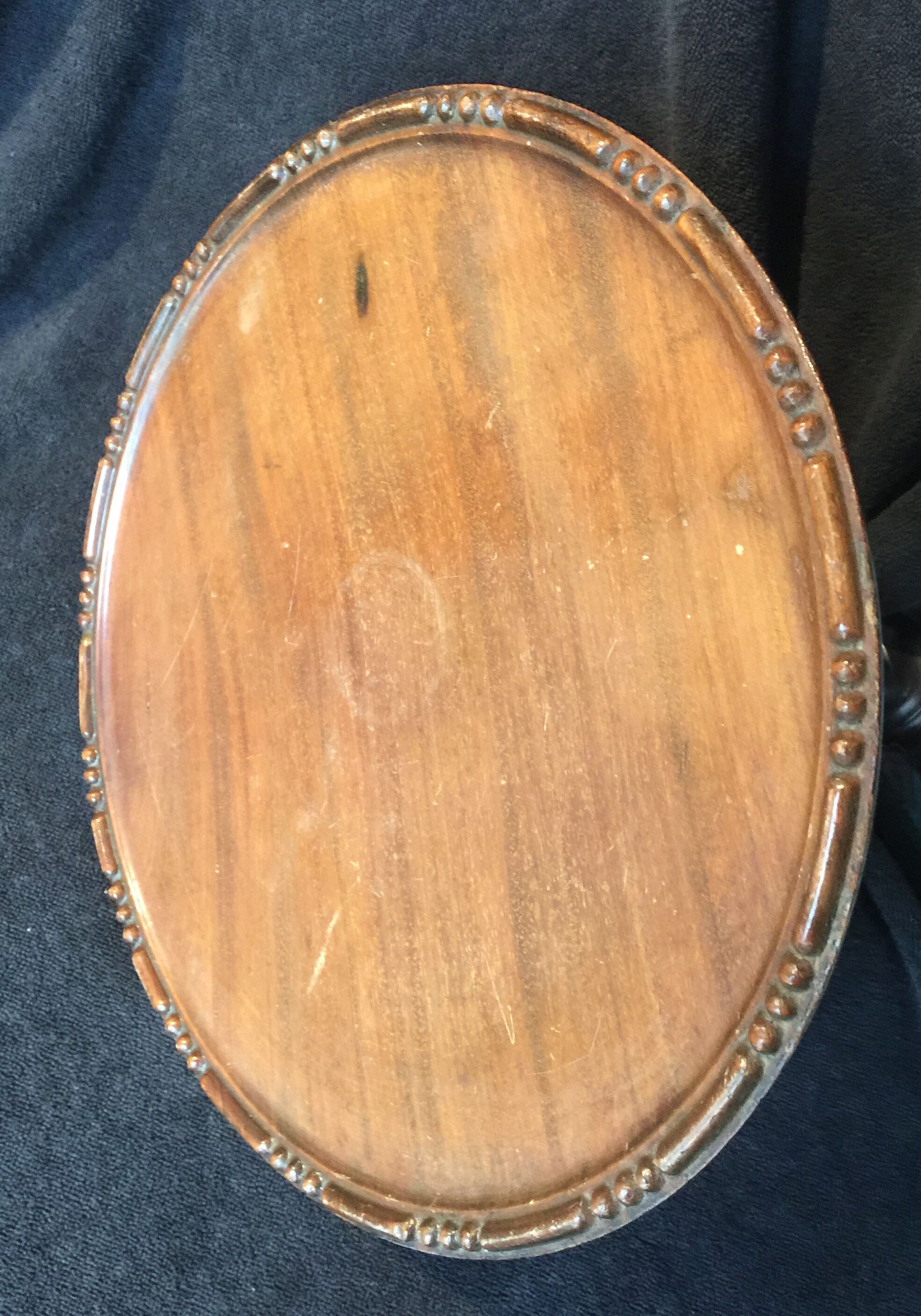 Small 19th-century English mahogany tripod pedestal