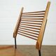 Set of 6 Maple and iron "Shovel" chairs by Paul Mccob