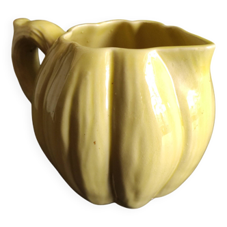 French vintage water jug in the shape of a pumpkin, Saint Clement