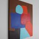 A hug original painting on stretched canvas 65x54cm