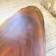Table basse années 50 plateau bois exotique XXL
