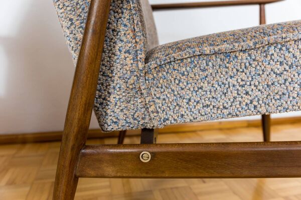Chaises vintage, Type 300-190 par H. Lis, Pologne, années 1970, ensemble de 2