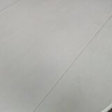 Louis Philippe round dining table with folding shutters repainted in beige grey