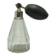 Art Deco Bohemian bronze and crystal perfume bottle, 1950s