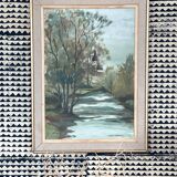 Painting on canvas Sologne