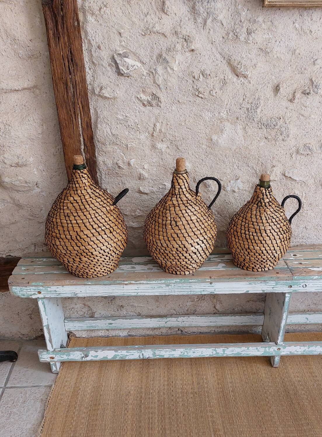 Antique bench with original patina