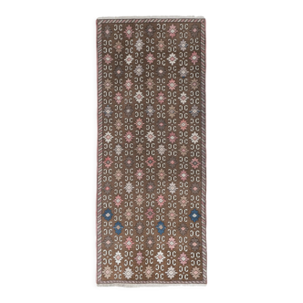 Tapis vintage turc de Oushak, tissé à la main 95x224 cm