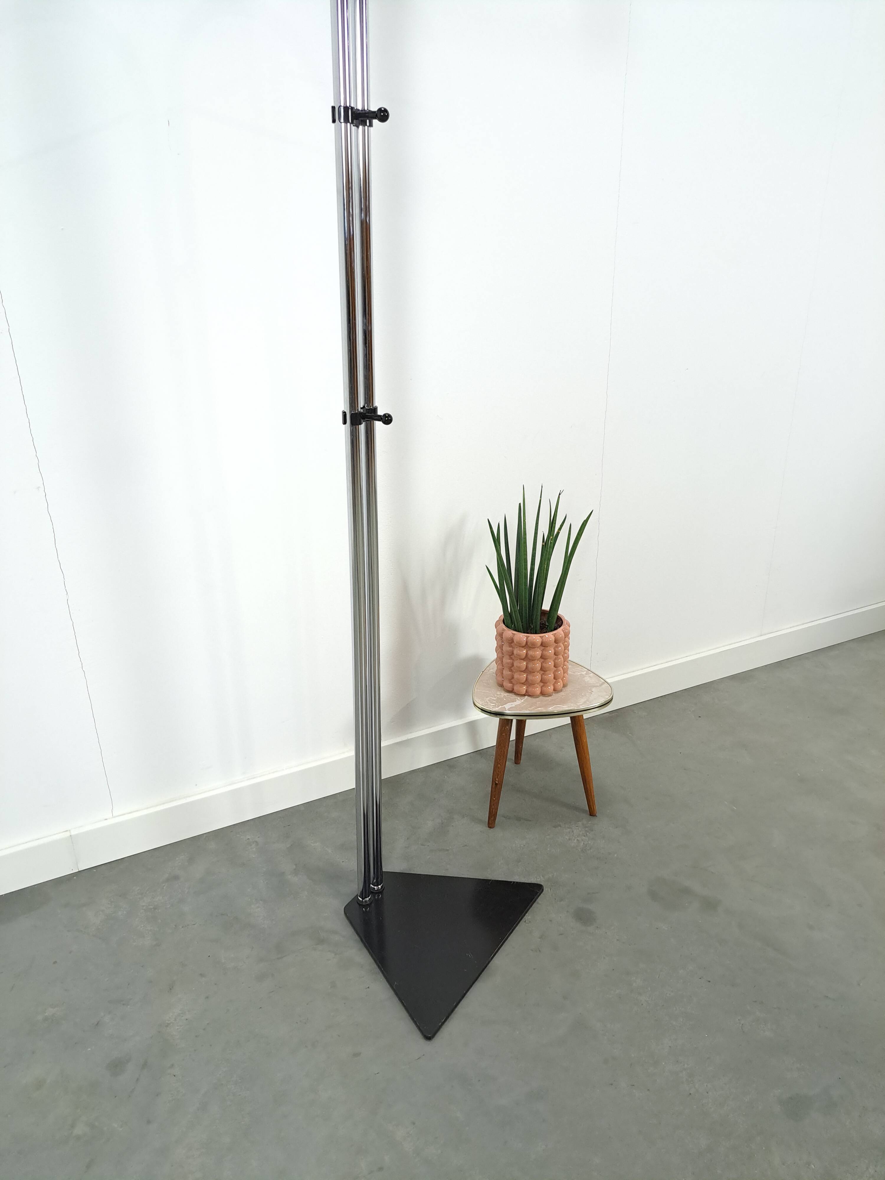 Vintage tall coat rack.