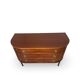Large half-moon shaped chest of drawers/hall console, 1930s/1940s.
