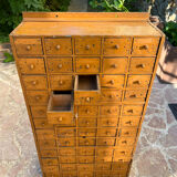 Industrial wooden drawer cabinet