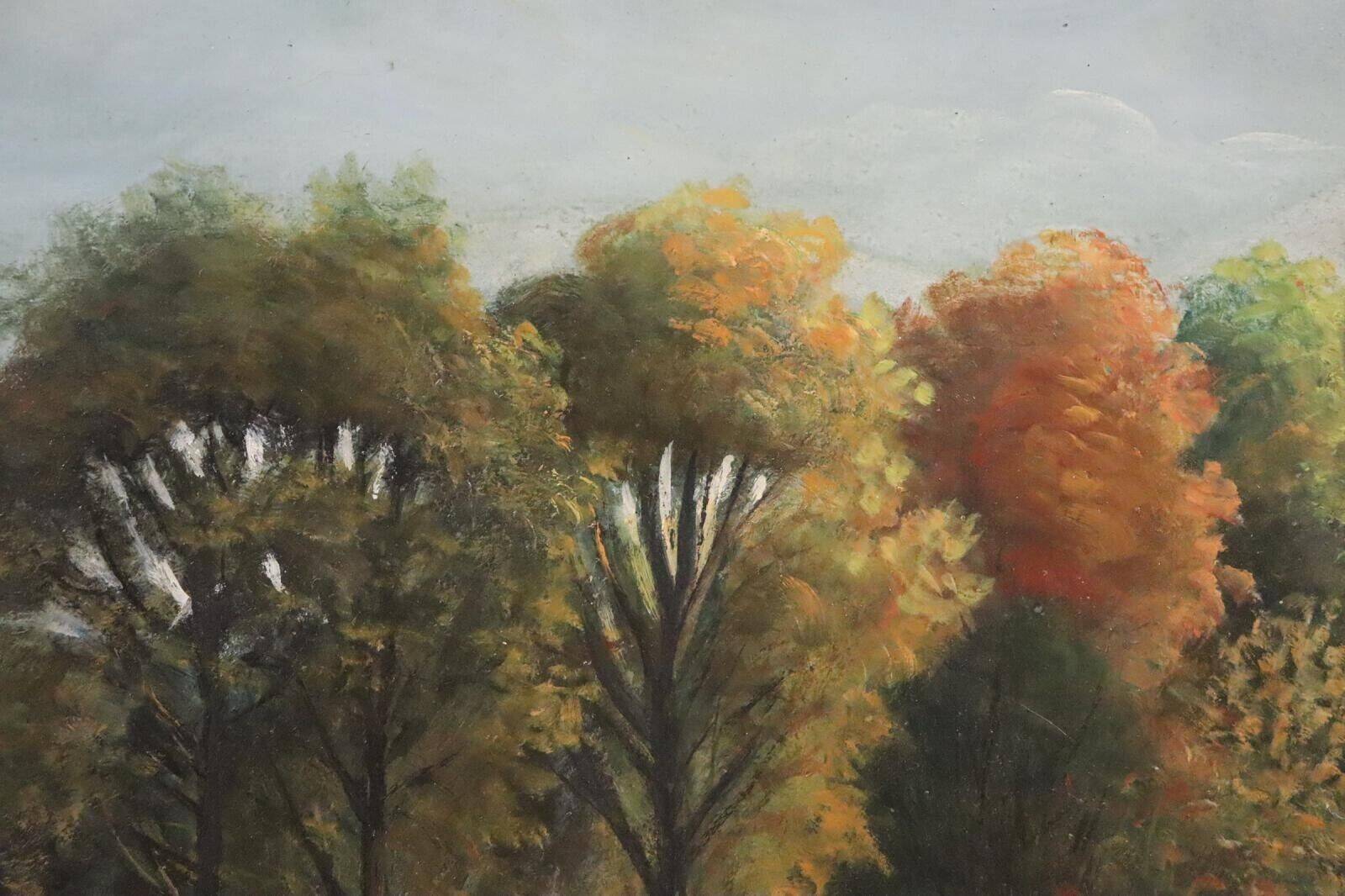Painting Signed Landscape Oil Painting