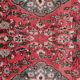 Traditional persian runner rug long red wool oriental carpet-83x495cm