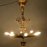 Lustre de synagogue en bronze, XIXème