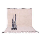 Tapis en laine pure artisanale traditionnelle taille 140 x 260 cm