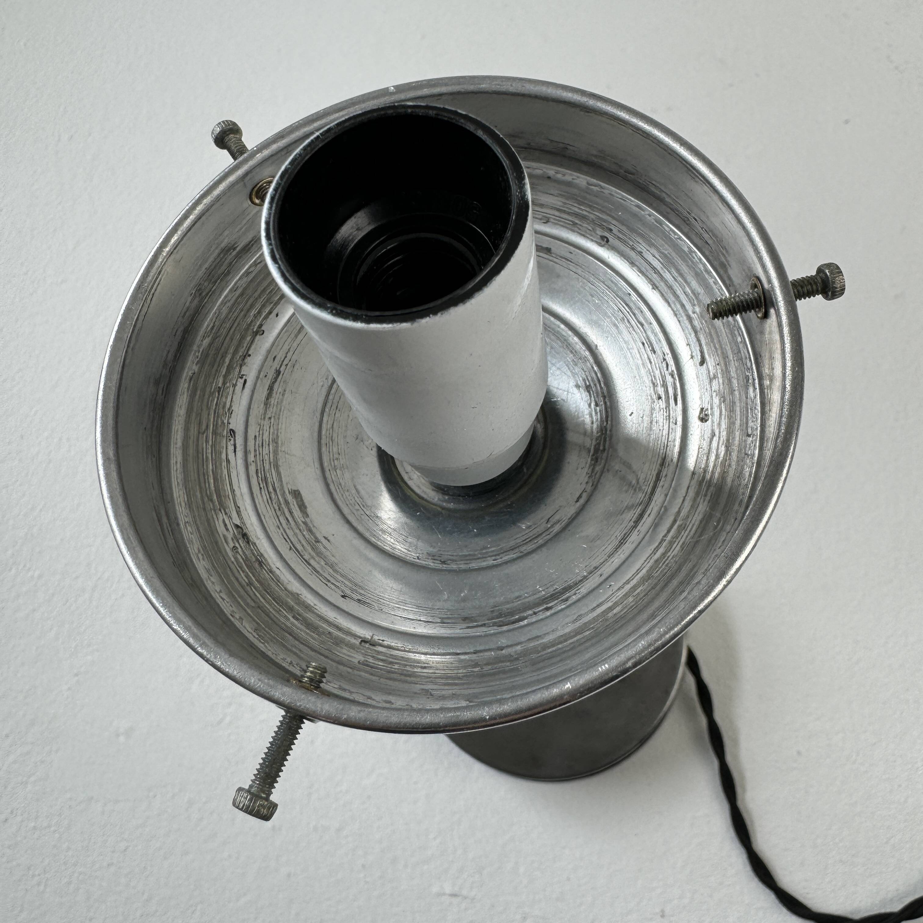 Old small vintage opaline table lamp