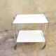 Roller folding extra table