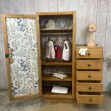 Asymmetrical wardrobe from the 1950s