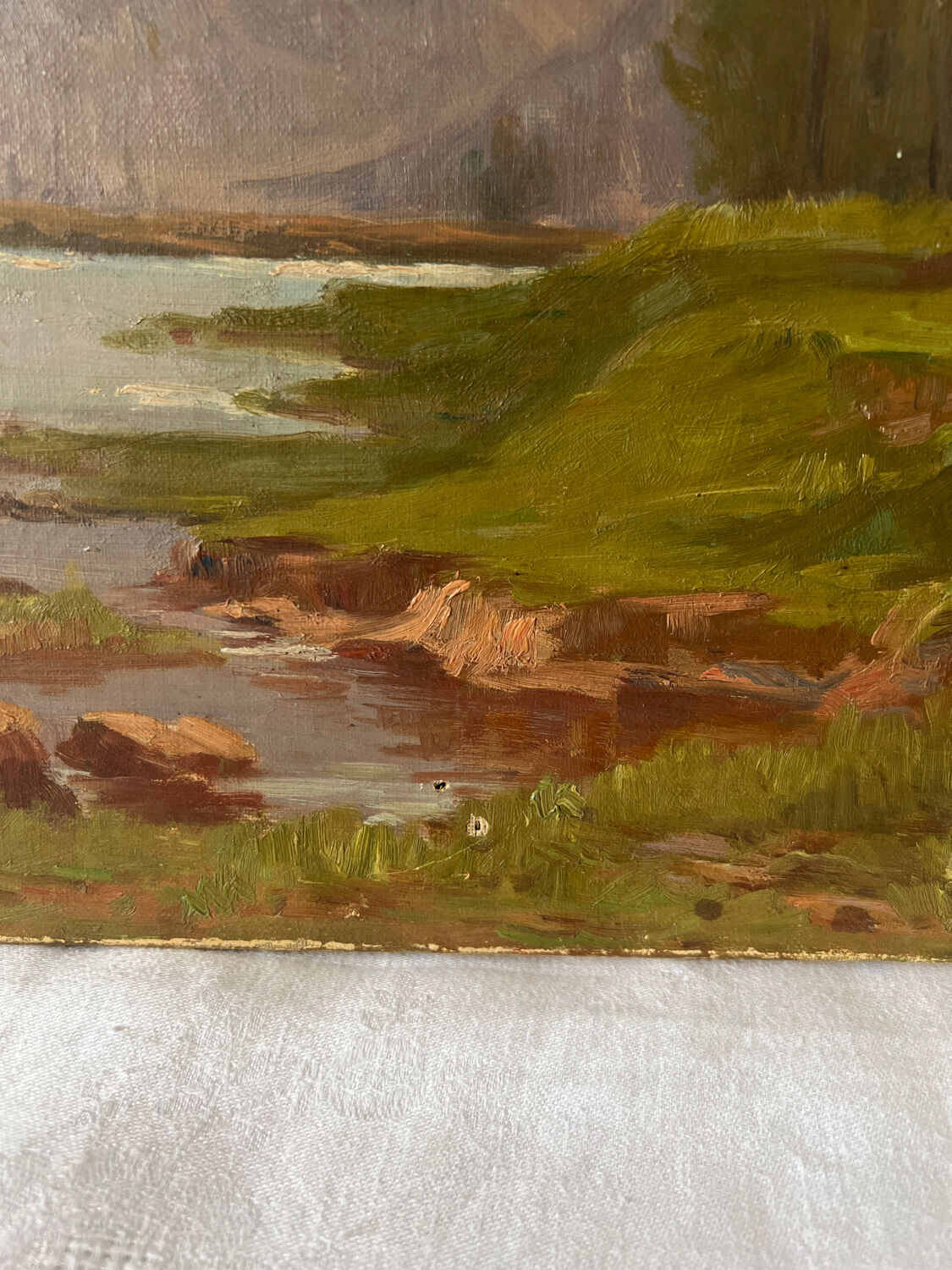 Landscape, oil on canvas