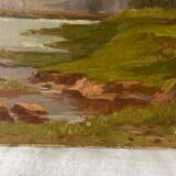 Landscape, oil on canvas