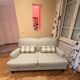 Sofa model Genova upholstered by a upholsterer.