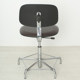 Chaise pivotante marron