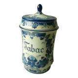 Delft blue earthenware tobacco pot regina holland