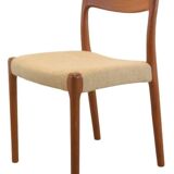 Ensemble de 4 chaises de salle à manger danoises en teck "Borup".