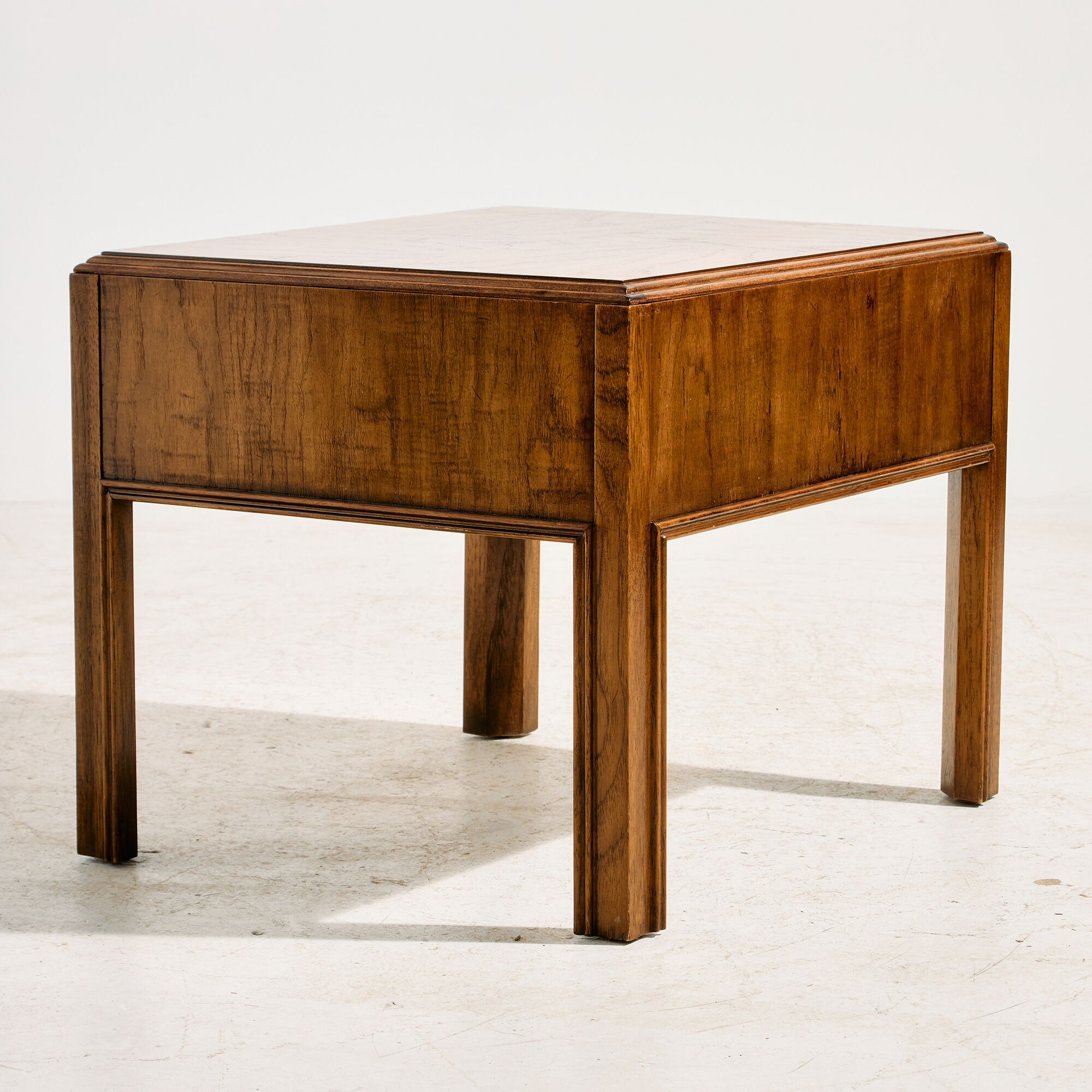 Restored maple bedside table by Drexel