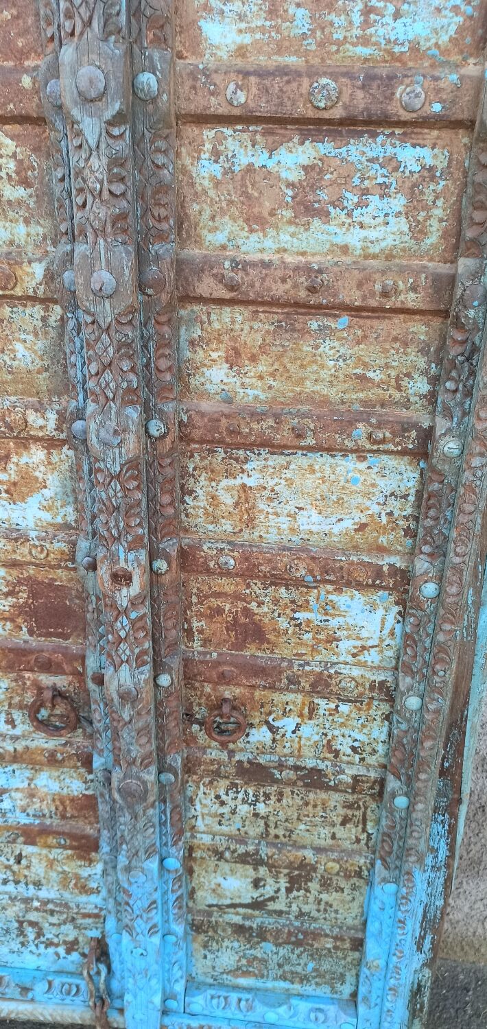 Old wooden door