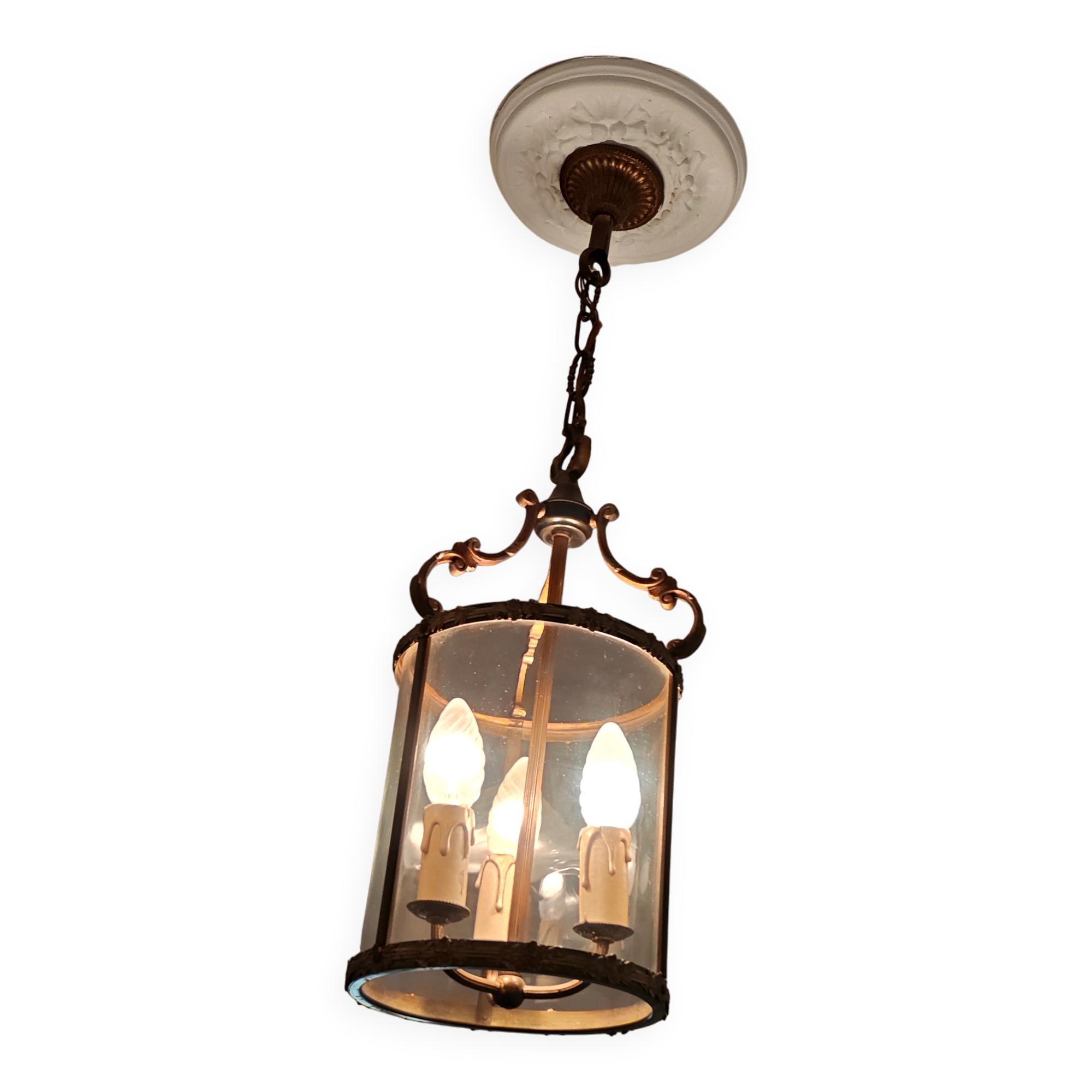Suspension with 3 lamps