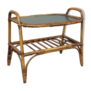 Table d'appoint en rotin - design