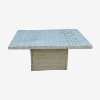 Table basse travertin