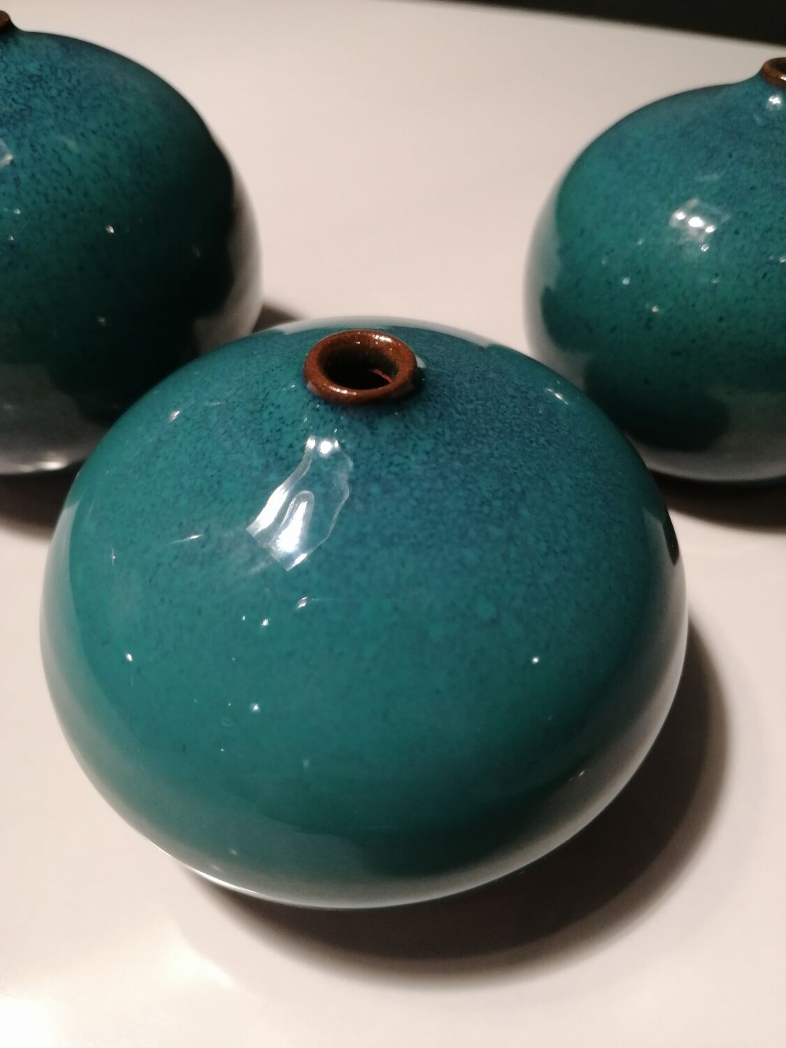 Soliflores vases by ceramist Antonio Lampecco