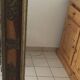 Large vintage Indian coffee table made of solid sheesham wood and brass.