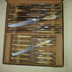Box of 12 old table knives and 12 cheese knives Superior cutlery AB