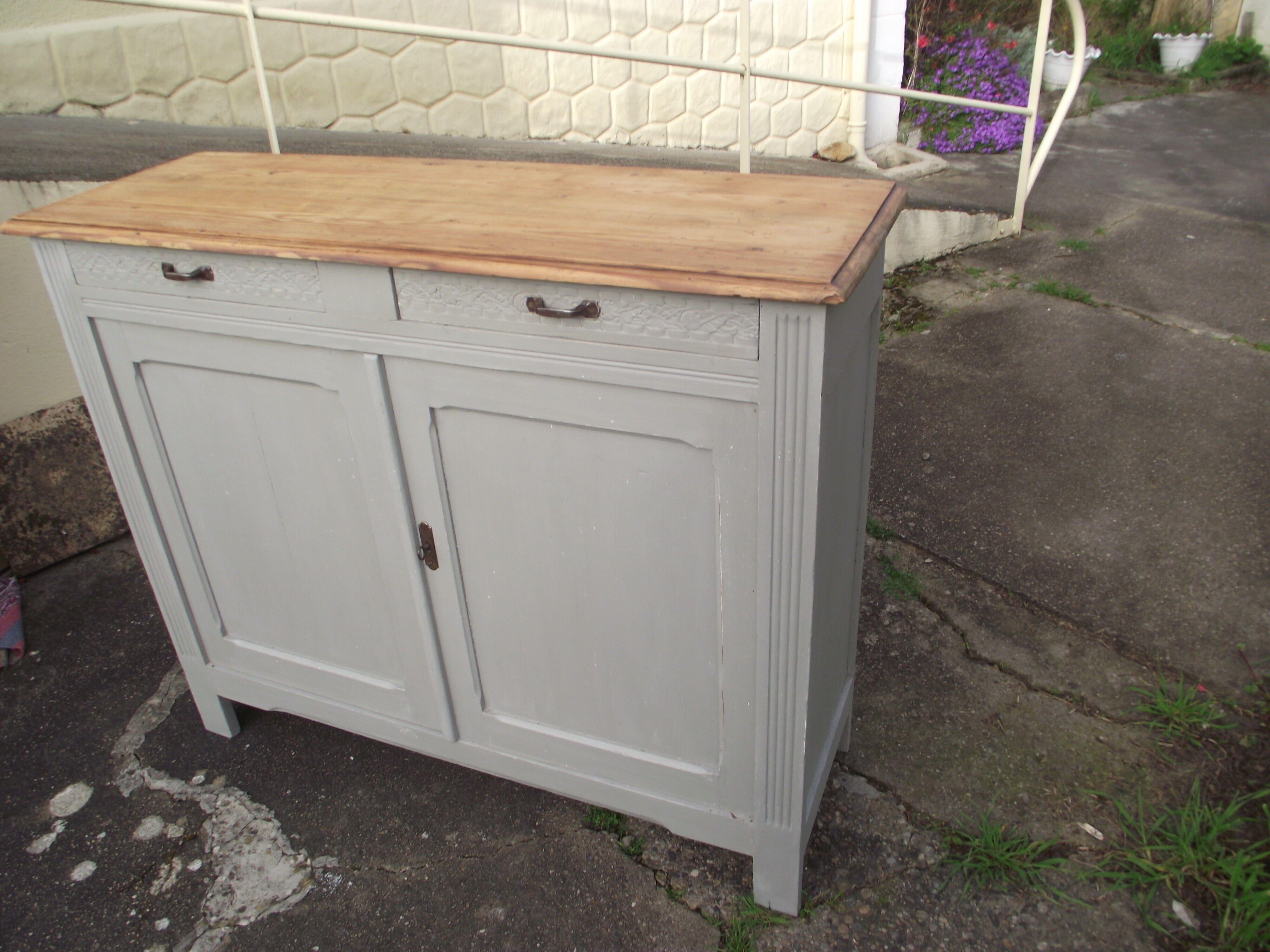 Parisian buffet painted art deco